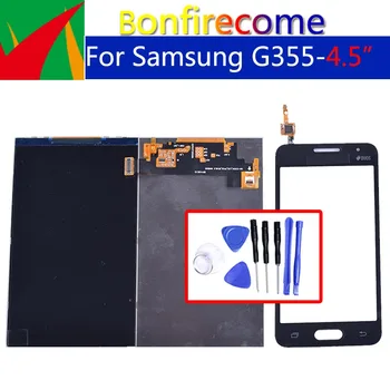 Originalna kakovost LCD zaslon Za Samsung Galaxy Core 2 SM-G355H G355H G355 Zaslon LCD Z, Zaslon na Dotik, Računalnike Senzor Plošča