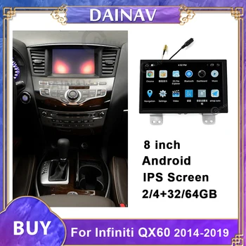 Vertikalni Zaslon Android Tesla Avto, GPS Navigacija Za Infiniti QX60-2019 Avto Multimedijski Predvajalnik Auto Radio magnetofon