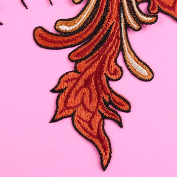 Visoka Kakovost Phoenix Polno Vezenega Obliži šivati na Šivalni Parches za oblačila aplicirano vezenje DIY Dobave Obrti
