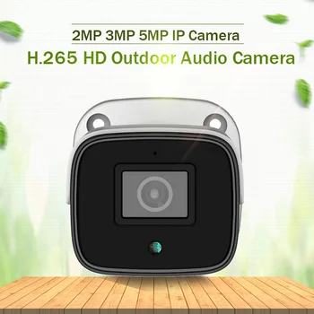 Zvok HD IP Kamere Varnosti CCTV IR Dan&Noč Vodoodporni Fotoaparat 5.0 mp 5MP Ip Kamero Hi3516EV200+SONY335 Vroče Prodaje