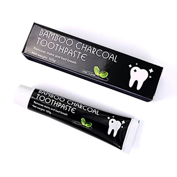 Oglje Zobno Pasto Za Beljenje Zob Odstraniti Madeže Fluorid Brezplačno Občutljivost Za Nego Aktivira Anticavity Zapleten Okus Mete