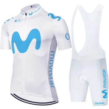 2020 ekipa Movistar kolesarski dres bo ustrezala kolesarjenje kratke Hlače Komplet Quick Dry maillot ciclismo hombre verano Za Mens Pro poletni kolesarski