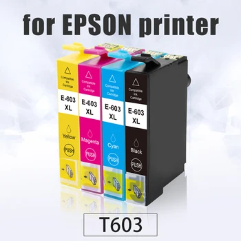 Topcolor 5PK 603 XL Združljiv Epson 603XL E603 T603 za XP-2100 XP-3100 WF-2810 XP-3105 XP-4100 XP-4105 WF-2830 XP-2105 Tiskalnik