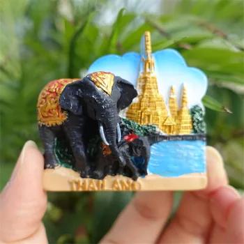 Tajska Bangkok Grand Palace Hladilnik Magnet Potovanja Turistične Spominke Obrti Darilo