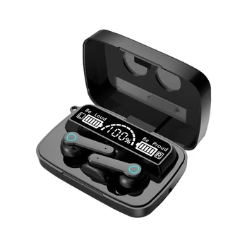 M19-19 Čepkov TWS Slušalke Touch Kontrole Brezžična tehnologija Bluetooth 5.1 Slušalke Z Mikrofonom