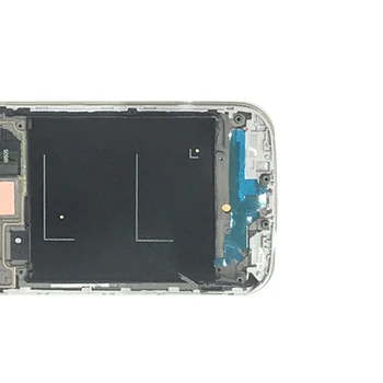 Za Samsung Galaxy S4 I9500 I9505Super AMOLED Zaslon LCD Preizkušeno Deluje Zaslon na Dotik Skupščine Okvir