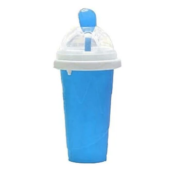 Novo Trajno Slushy Sladoled Maker Stisnite Peasy Snežni Brozgi Hitro Hlajenje Pokal Milkshake Steklenice-40