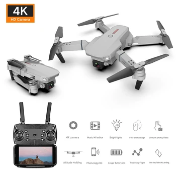 4K True HD, Fotoaparat FPV Dron Quadcopter Zložljive Igrača WiFi, Mini Brnenje Profissional brezpilotna letala Fotoaparat 720/1080P Dron Igrače Za Otroke