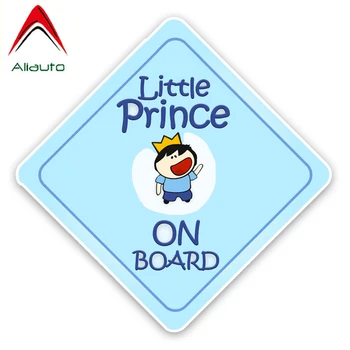 Aliauto Opozorilni Znak Avto Nalepke, Grafično Lovely Mali Princ Baby on Board Barve Visoke Kakovosti Dekoracijo Nalepke PVC,14 cm*14 cm