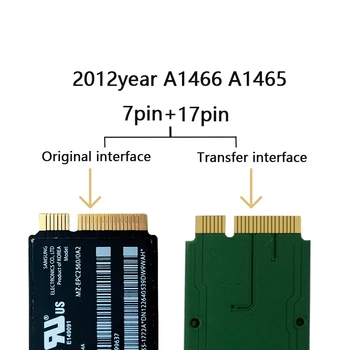 Novo 512GB SSD Za leto 2012 Macbook Air A1465 A1466 ssd DISK Md231 md232 md223 md224 trdi disk SSD 512G