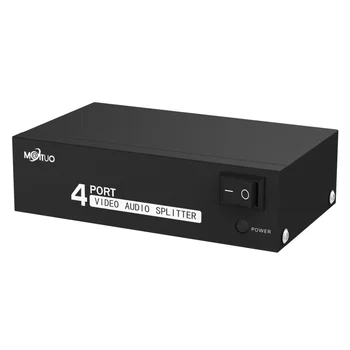 MT-VIKI AV Distributer RCA audio in video splitter 1 v 4 od HDTV Projektor z močjo MT-104AV