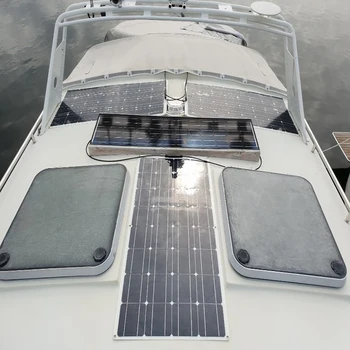 Prilagodljiv solarni plošča 12v 200w 100w polnilec baterij, solarne celice, DIY komplet za popolno 5v usb za telefon, avto, čoln, RV karavana domači kino sistem
