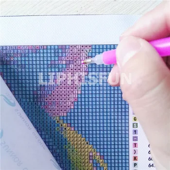 Diamond Slikarstvo Vezenje Verske Lady DIY 5d Needlework Mozaik, Poln Kvadrat/krog Vaja Slike S Številkami Handcraft Smole