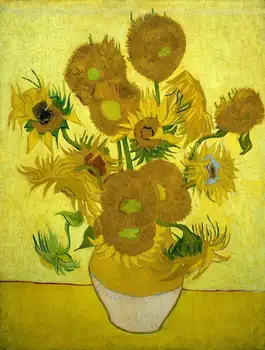Vincent Van Goghovih sončnic Art Tisk Plakat oljnih slik platno Za Dom Dekor Wall Art