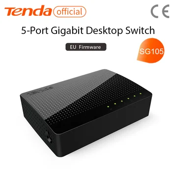 Tenda SG105 Gigabit Mini 5-Vrat, Namizno Giga Stikalo / Fast Ethernet Omrežje LAN Stikalo Hub/ Polni ali Polovični duplex Exchange