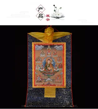 VROČE PRODAJO --Thang-ss Thangka DOMA učinkovita Zaščita Tibera Buddhism Padmasambhava Guru Rinpoche Buda STENI Visi slikarstvo