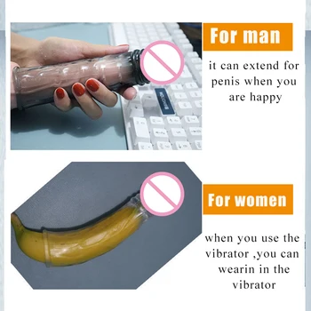 Moški Podaljšanje Sleeve Penis Extender Kondomi Za Večkratno Uporabo Dildo Ojačevalec Spolnih Igrač Za Moške Zamudo Izliv Petelin Šoba