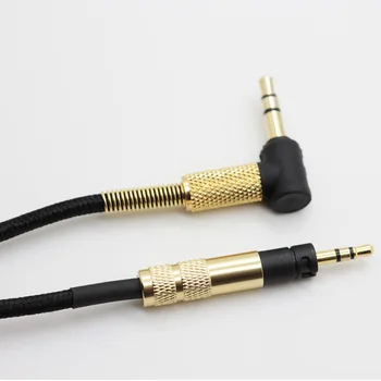 Slušalke Kabel, Audio Kabel, Ne MIC Za Sennheiser Zagon Zagon 2.0 Na Uho Nad Uho Slušalke Silver Plated Kabel Vrvice