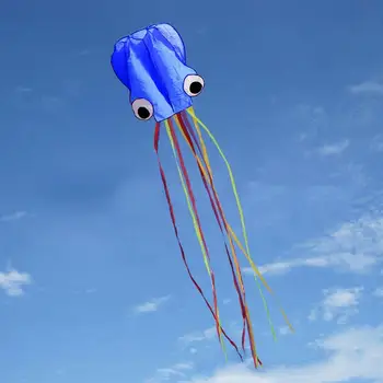 3D 4M Hobotnica Kite Eno Linijo Šport, ki Plujejo pod Mehko Kite Cartoon Živali Kite Pisane Majhne Programske opreme Ljubljenčke na Prostem, Enostaven Za Letenje
