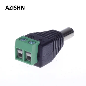 AZISHN 5.5/2.1 mm DC Priključek CCTV UTP Kabel, Napajalni kabel Kabel DC/AC 2/Kamera Video Balun Priključek