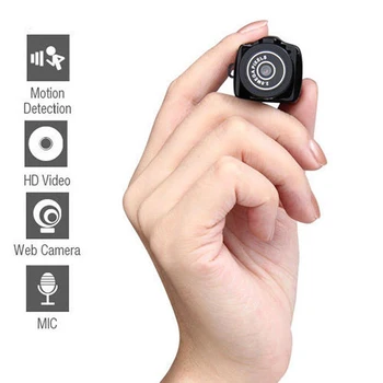 2020 VROČE! Y2000 Mini Kamere HD 1080P Mikro-DVR Kamere, Prenosni Spletna kamera, Diktafon, Fotoaparat(Baterija)