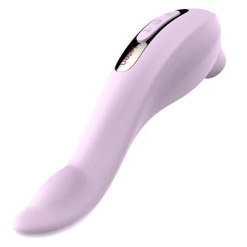 Multifunkcijski Sesanju Vibrator Prsne Bradavice klitoris stimulator Insertable jezika G-SPOTVibrators za Ženske Adult Sex igrače