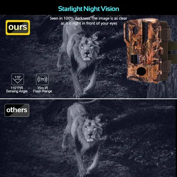 SUTEKCAM 20MP 1080P Pot Fotoaparat Brezžično Lovske Kamere PR900 PhotoTraps Nočno opazovanje divjih živali Nadzor Divje Sledenje Cam