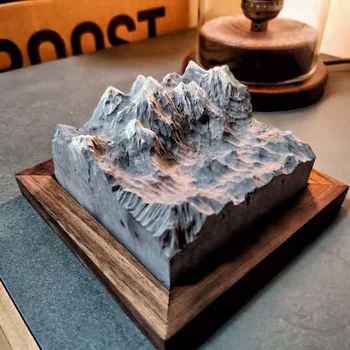 Ledena Gora Simulacije Gorskih Konkretne Silikonsko Plesni Ustvarjalne Rockery Mavca Plesni Cementa Gline Obrti Za Dom Dekor