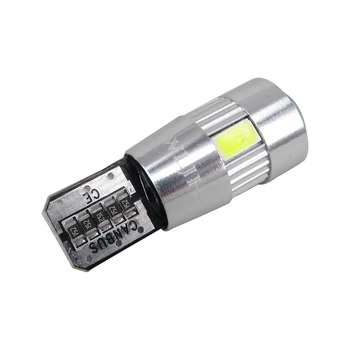 WLJH 2pcs High Power T10 LED Napak za SAMSUNG Čip 5630 LED Žarnice Canbus, za AUDI A2, A3, A4, A6 A8 8L 8P B5 B6 B7 8H 4B 4F D2