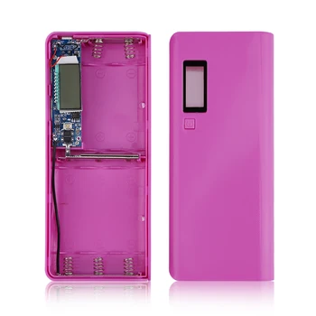 (Brez Baterije) DIY 5x18650 5V 2A Prenosna Baterija Power Bank Polje primeru z LCD Zaslonom Dvojnim USB 2 Vrata 18650 Baterijo Imetnik Primeru