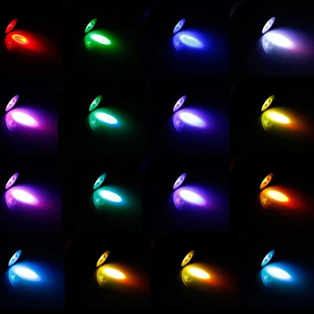 AC 85~265V 16 barv spreminjanje 3W RGB LED spot luči pozornosti strop žarnice z daljinskim upravljalnikom