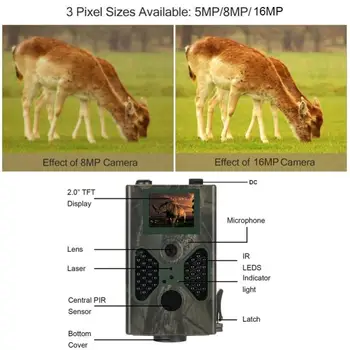 HC330M Lovske Kamere, GSM MMS 12MP 1080P Foto Pasti za Divje živali ir Lovske Kamere lovec Chasse scout