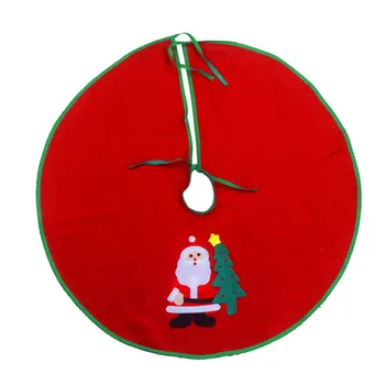 Santa Claus Drevo Krilo Dekoracijo Navidad Božično Dekoracijo Za Dom Ravne Rob 90 CM Non-Woven Božično Drevo Krilo Predpasniki