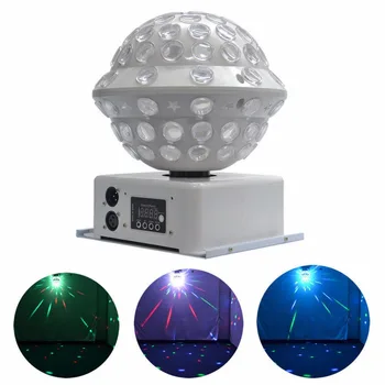 360 Gibljive Glave Žarek RGB DMX LED Čarobno Kristalno Kroglo Laserska Lučka Luč Disco Doma DJ Party Kažejo, Projektor Fazi Učinek Luči
