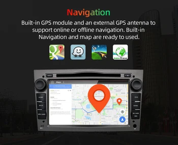 Eunavi 2 Din Android 10 Avto Večpredstavnostna Radio, GPS, Za Opel Astra, Vectra Antara Zafiri Corsa Vivaro Meriva Veda Avdio 4G BREZ DVD