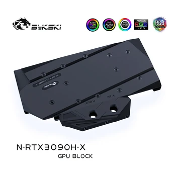 Bykski N-RTX3090H-X GPU Vodni Hladilni Blok za Sklic RTX 3080 3090