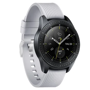 Silikonski trak za Samsung Galaxy Watch 46mm 42mm/Prestavi S3 Frontier/classic 22 mm 20 mm watch band correa Zapestnica amazfit