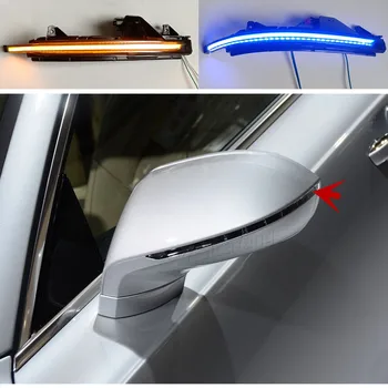 Rumena Modra Dinamično Vključite Opozorilne Luči Teče Voda Blinker Utripajoča Luč Za Audi A7 S7 RS7 4G8 2010 2011 2012 2013-17