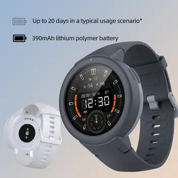 Ladja Hitro Ladjo Globalni Amazfit Krajnik Lite Smartwatch IP68 Reloj inteligente GPS, GLONASS Pantalla AMOLED par Android, iOS