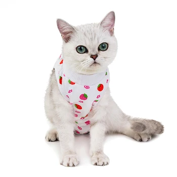 Pomlad Poletje Mačka Sterilizacijo bo Ustrezala Anti-lizanje Operacijo, Okrevanje Po Hišne Nege Oblačila Dihanje Mačke Odvajanja Obleko