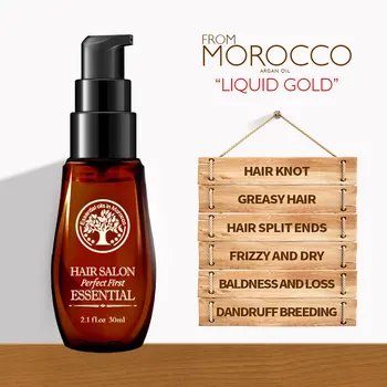 Laiko frizerski Salon Maroko eterično olje, Olje makadamije Crambe semena Olje Maroko argran olje za nego las reparing olje
