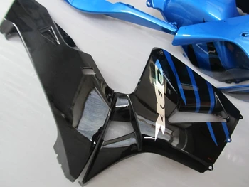 Vbrizgavanje plesni ABS poprodajnem oklep komplet za Honda CBR600RR 2003 2004 črna modra fairings nastavite CBR600 RR 03 04 CF36