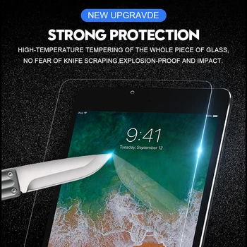 Kaljeno Steklo za Samsung Tab Galaxy S3 9.7 2017 SM-T820 SM-T825 T820 T825 6D Ukrivljen Rob Screen Protector