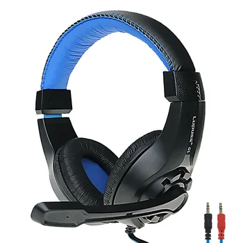 G1 Gaming Slušalke 3,5 mm Stereo Surround Slušalke Glavo Slušalke Z Mikrofonom Za Prenosni RAČUNALNIK Nizko Bas Žično Igralec Slušalke