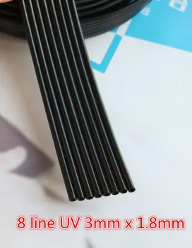 5 Metrov Eco solvent tiskalnik Deli za Galaxy Xuli Allwin Človekovih Zhongye črnilo cev 3*1,8 mm Za Epson DX5 plastične cevi cevi 8 vrstic