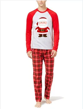 2020 Družino Božični Pižamo Nastavite Odrasli Otroci Pižame Bombaž Otroška Romper Družino Sleepwear Božič Družinski Ujemanje Oblačila