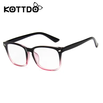 KOTTDO Klasičnih Kvadratnih Eye Glasses Okvir Ženske Modni Retro Plastičnih Optičnih Očal Okvir Očal Uv400 Očala Okvirji Moški