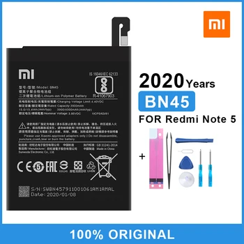 Xiaomi Redmi Opomba 5 Original Baterijo Telefona BN45 Za Redmi Opomba 5 Nadomestna Baterija 4000 mah Z Brezplačno Orodja