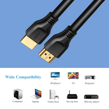 Kabel hdmi 2.1 4k ultra hd hdmi 8k za Xiaomi tv box Xbox ps5 prenosni računalnik, projektor hdmi kabel 2.1