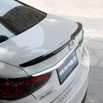 Ogljikovih vlaken tiskanje Avto Zadaj Prtljažnik Spojler Krilo Za Mazda 6 ATENZA-2020, ni potrebno vrtanje